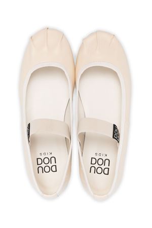 beige leather ballerina-shoes DOUUOD KIDS | BALL490.